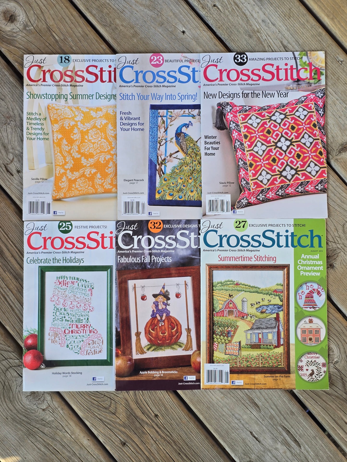 Just Cross Stitch - 2015 - Magazine Bundle