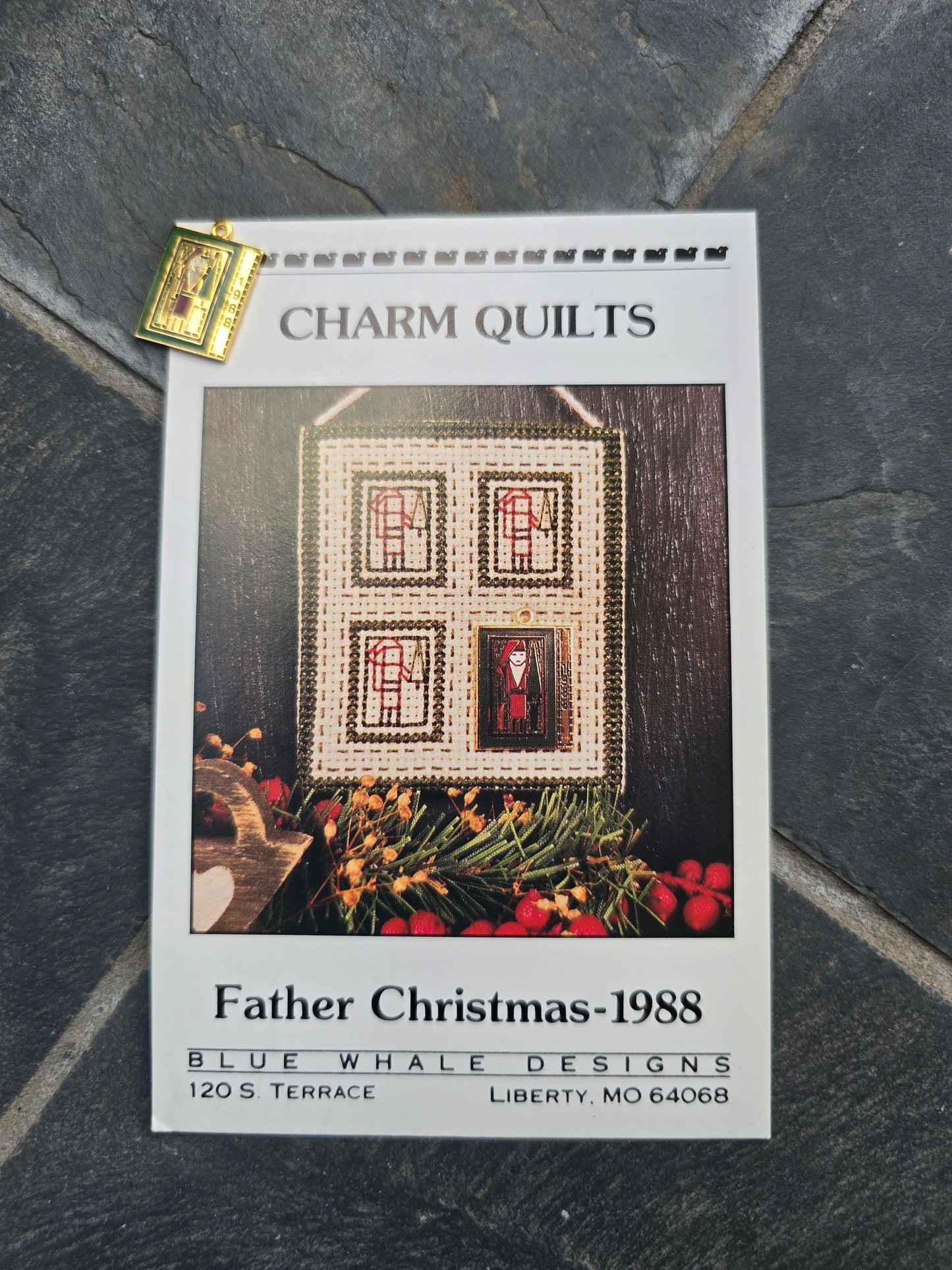 Blue Whale Designs - Charm Quilt Collection - Cross Stitch Patterns with Charms