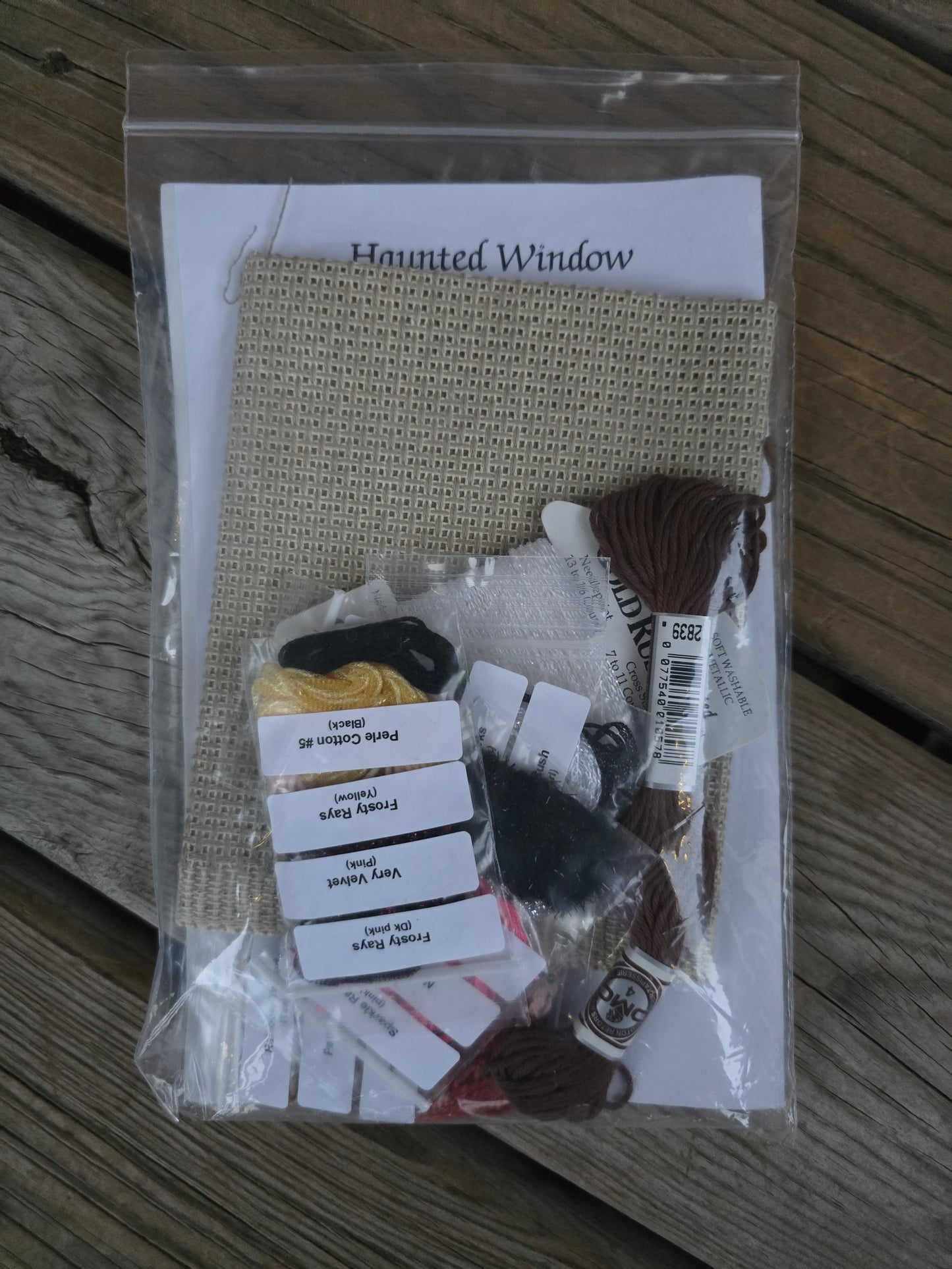 The Stitchworks - Fibers-Fibers-n-Stuff - Haunted Window Kit