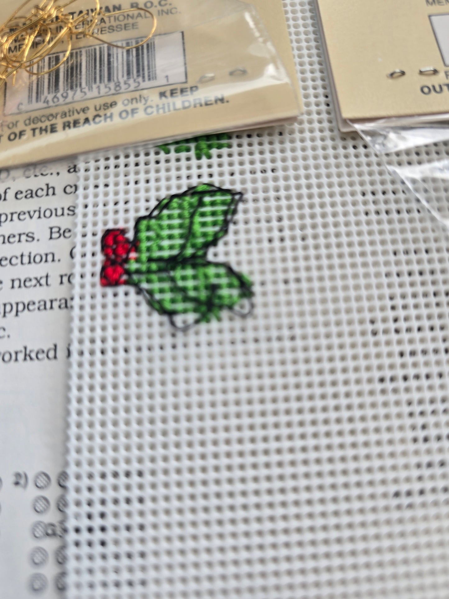 Dimensions - Sunset - Festive Holiday Earrings - Cross Stitch Kit