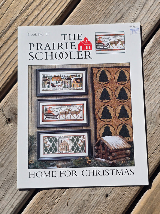 The Prairie Schooler - Home For Christmas - Book No. 86 - Cross Stitch Pattern