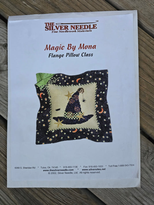 The Silver Needle - The Halloween Hat and Magic by Mona - Cross Stitch Kit and  Flange Pillow Instructions