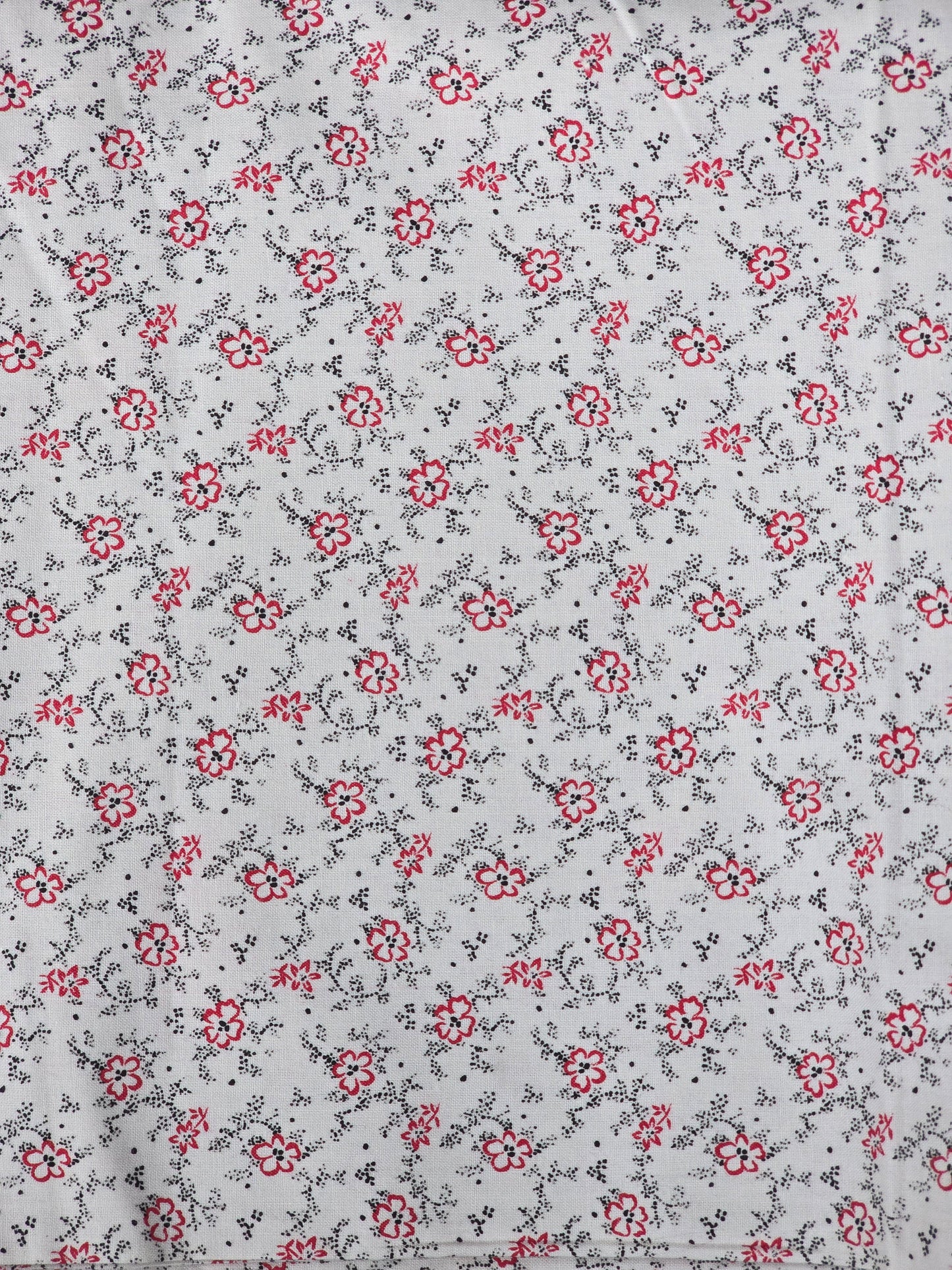 Vintage Floral Shirting - Quilting Fabric - 3 Yards