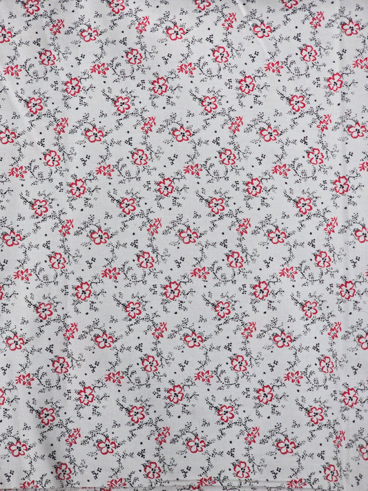 Vintage Floral Shirting - Quilting Fabric - 3 Yards