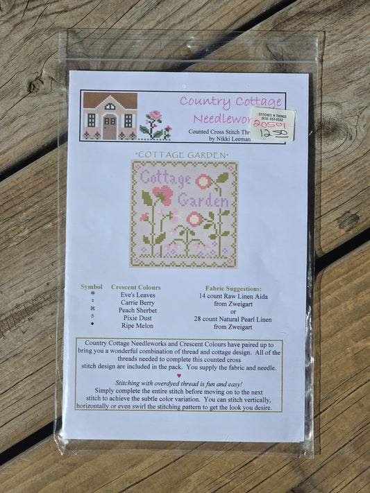 Country Cottage Needleworks - Cottage Garden - Cross Stitch Kit