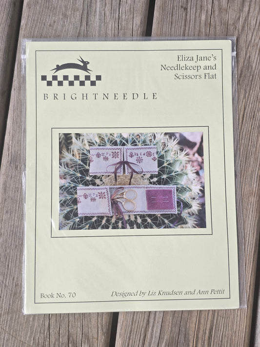 Brightneedle - Eliza Jane's Needlekeep and Scissor Flat - Cross Stitch Pattern