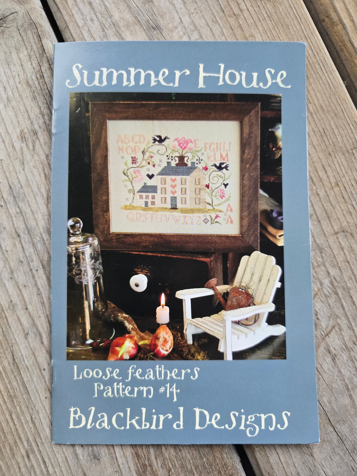 Blackbird Designs - Summer House - Loose Feathers Pattern #14 - Cross Stitch Pattern