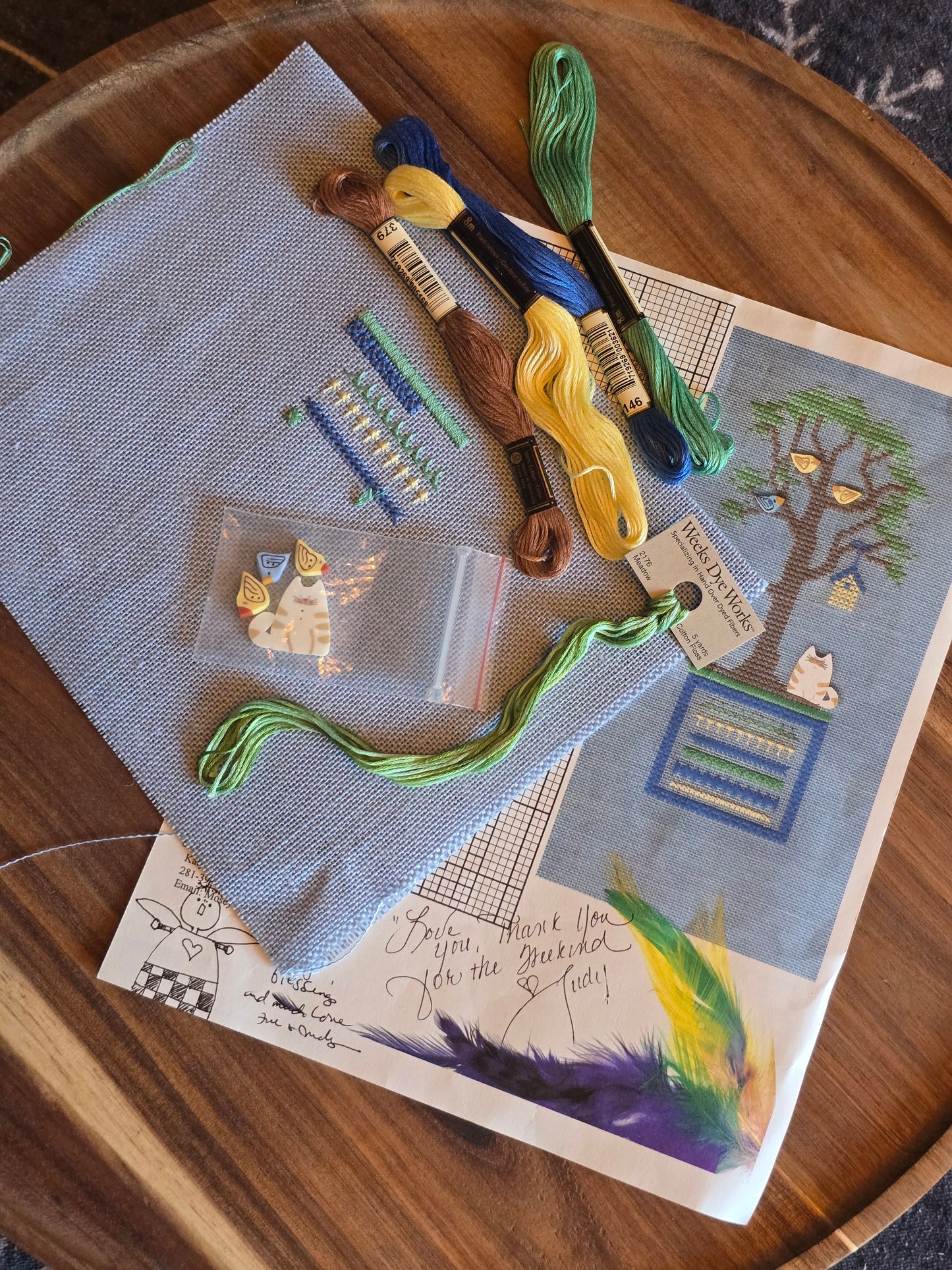 Mosey 'N Me - Feathers & Fur - Cross Stitch Kit