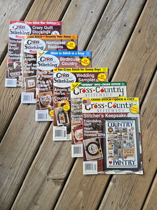 Cross Country Stitching Magazine - 2003 Bundle