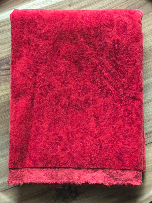 Velvet Floral Fabric