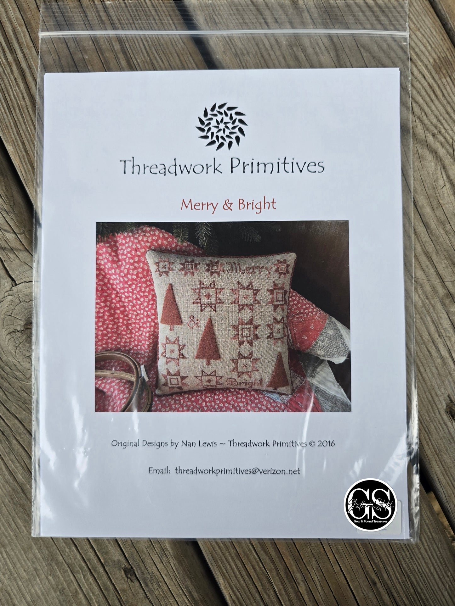 Threadwork Primitives - Merry & Bright - Cross Stitch Pattern