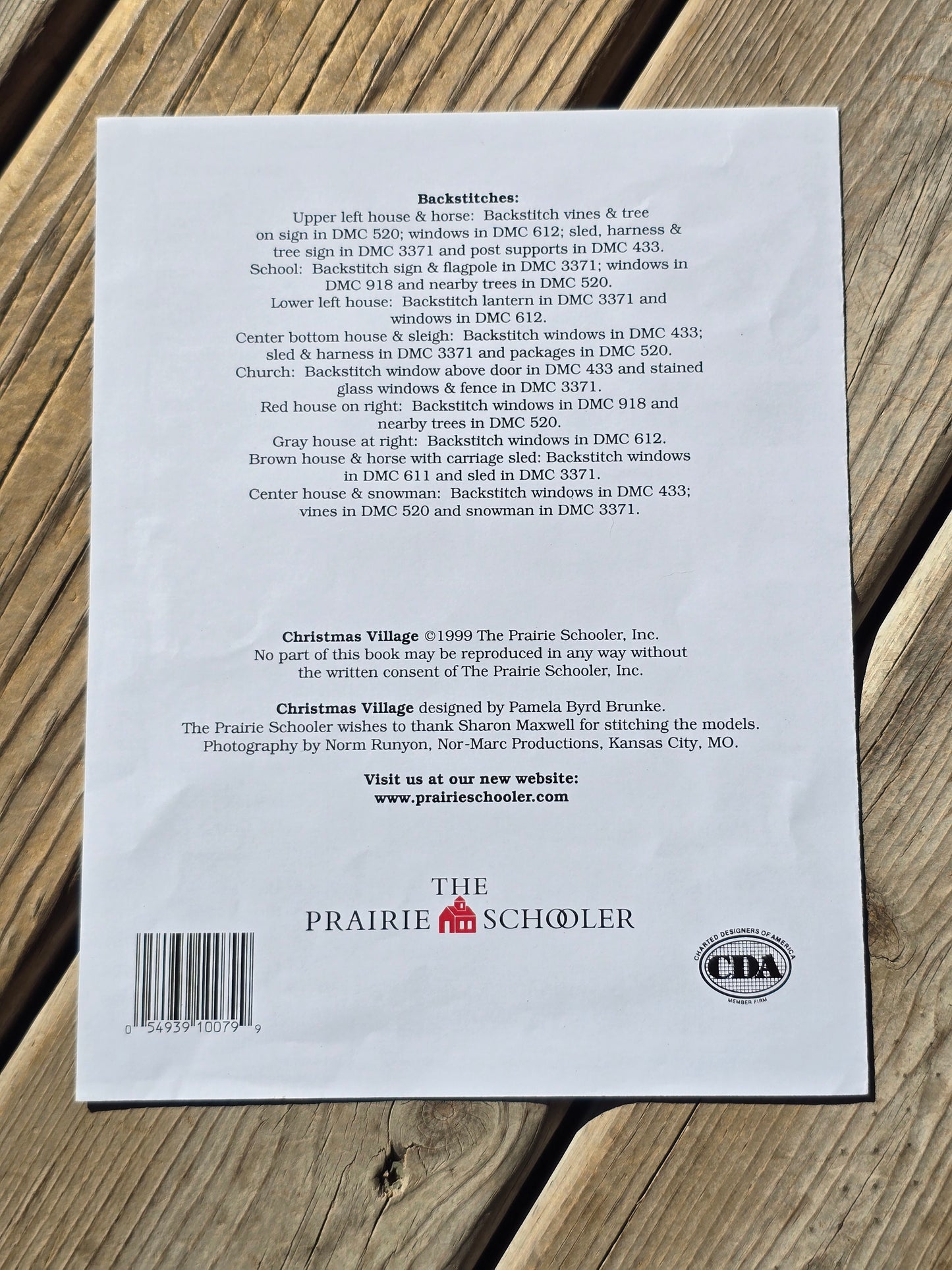 The Prairie Schooler - Christmas Village - Book No. 79 - Cross Stitch Pattern