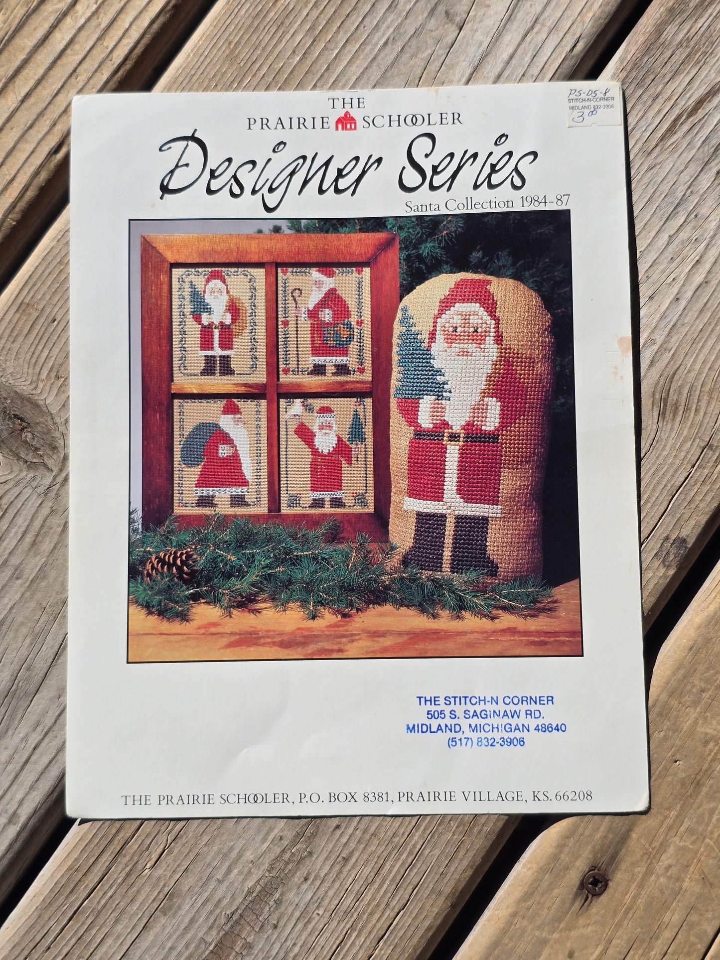 The Prairie Schooler - Designer Series - Santa Collection 1984-1987 - Cross Stitch Pattern