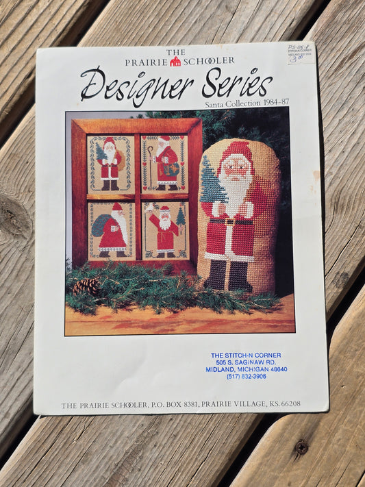 The Prairie Schooler - Designer Series - Santa Collection 1984-1987 - Cross Stitch Pattern