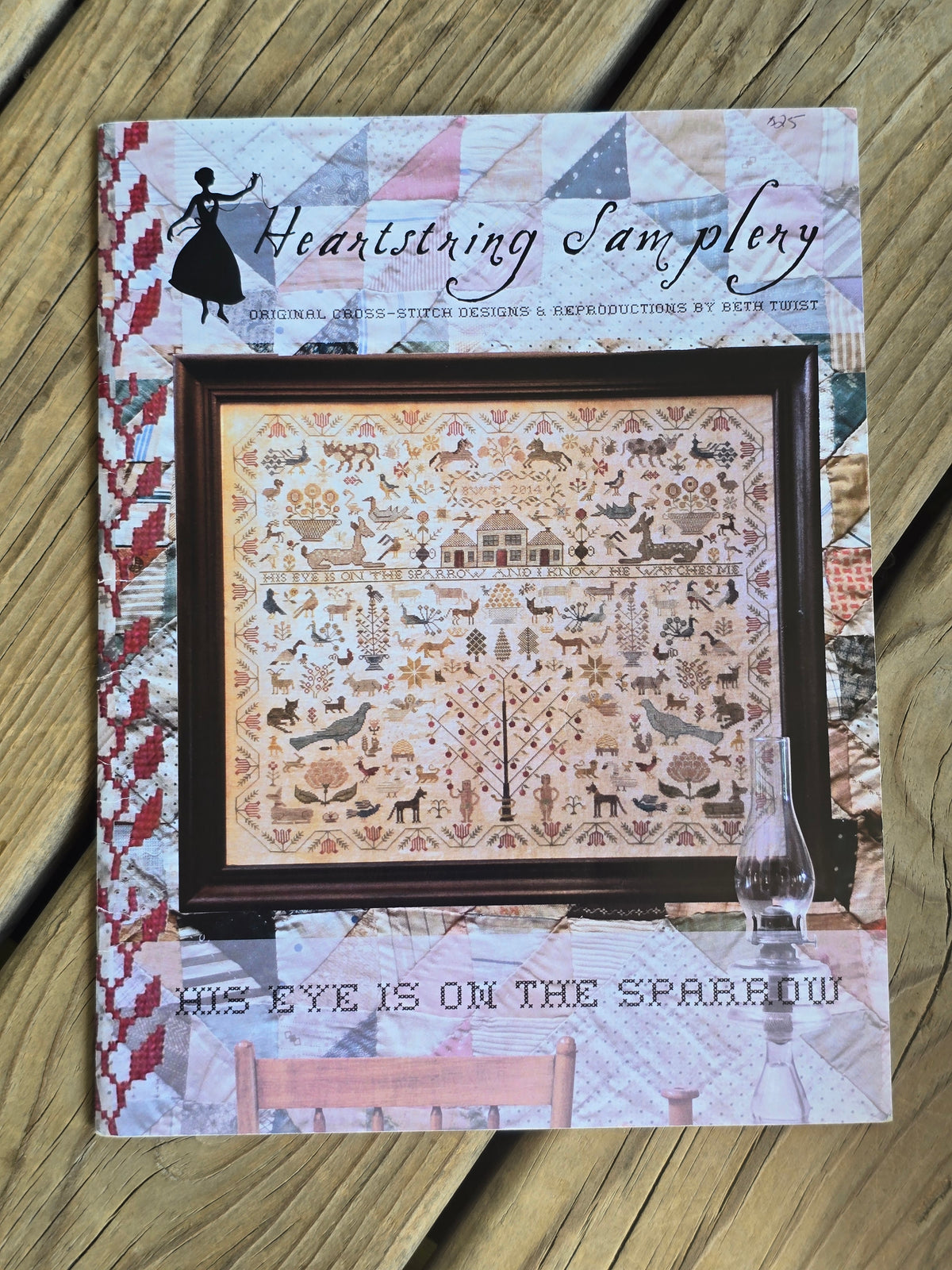 Heartstring Samplery - His Eye Is On the Sparrow - Cross Stitch Pattern