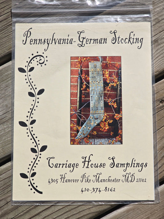 Carriage House Samplings -  Pennsylvania-German Stocking - Cross Stitch Pattern