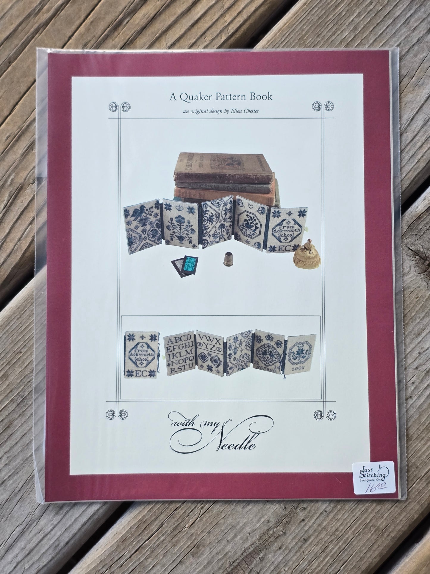 With My Needle - A Quaker Pattern Book - Cross Stitch Pattern