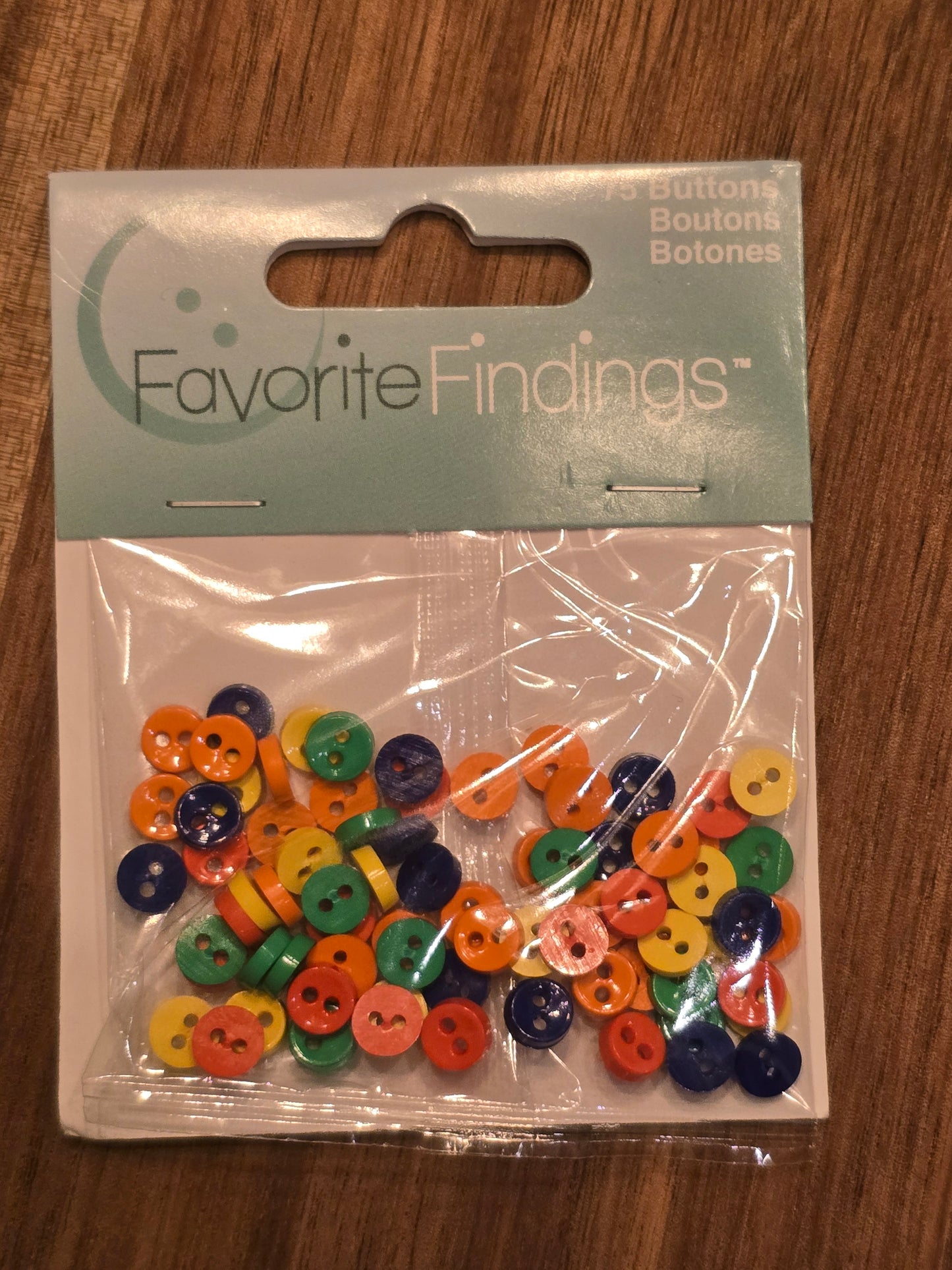 Favorite Findings - 75 Mini Buttons - Nature, Patriotic, Black & White, Primary, Ocean or Country