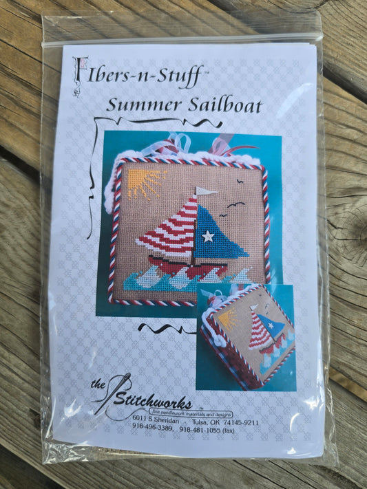 The Stitchworks - Fibers n Stuff - Summer Sailboat Kit