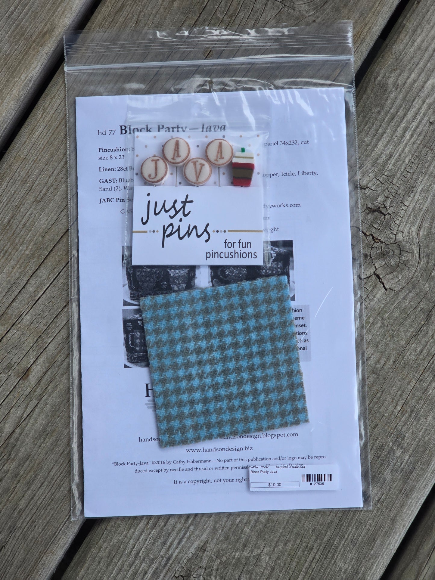 Hands on Designs - Block Party - Java - Cross Stitch Pattern