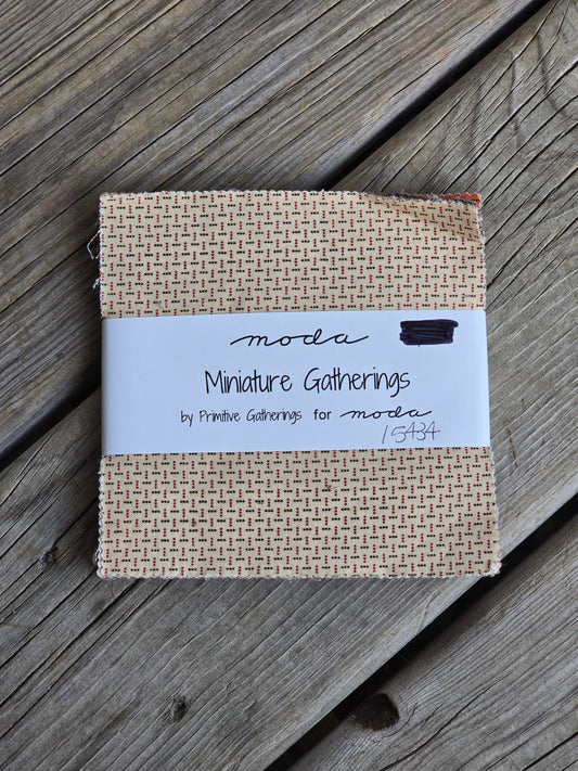 Moda - Miniature Gatherings - Quilting Fabric - Charm Pack