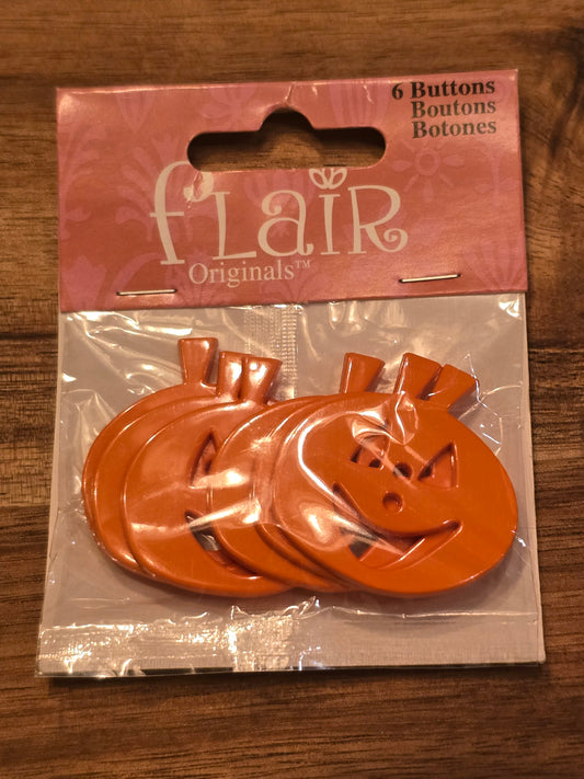 Flair Originals - Jack-O-Lantern Buttons