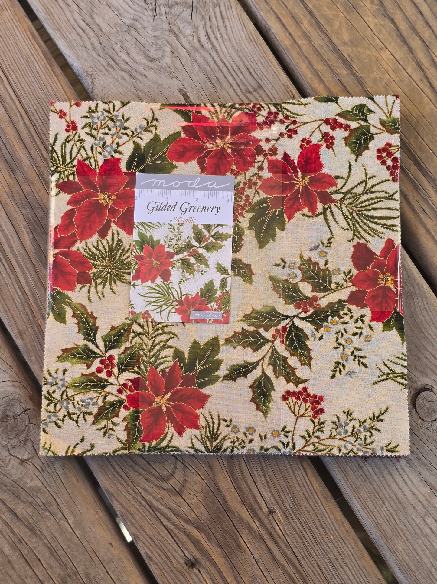 Moda - An Original Moda - Gilded Greenery Metallic - Layer Cake