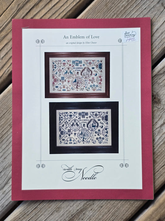 With My Needle - An Emblem of Love - Cross Stitch Pattern