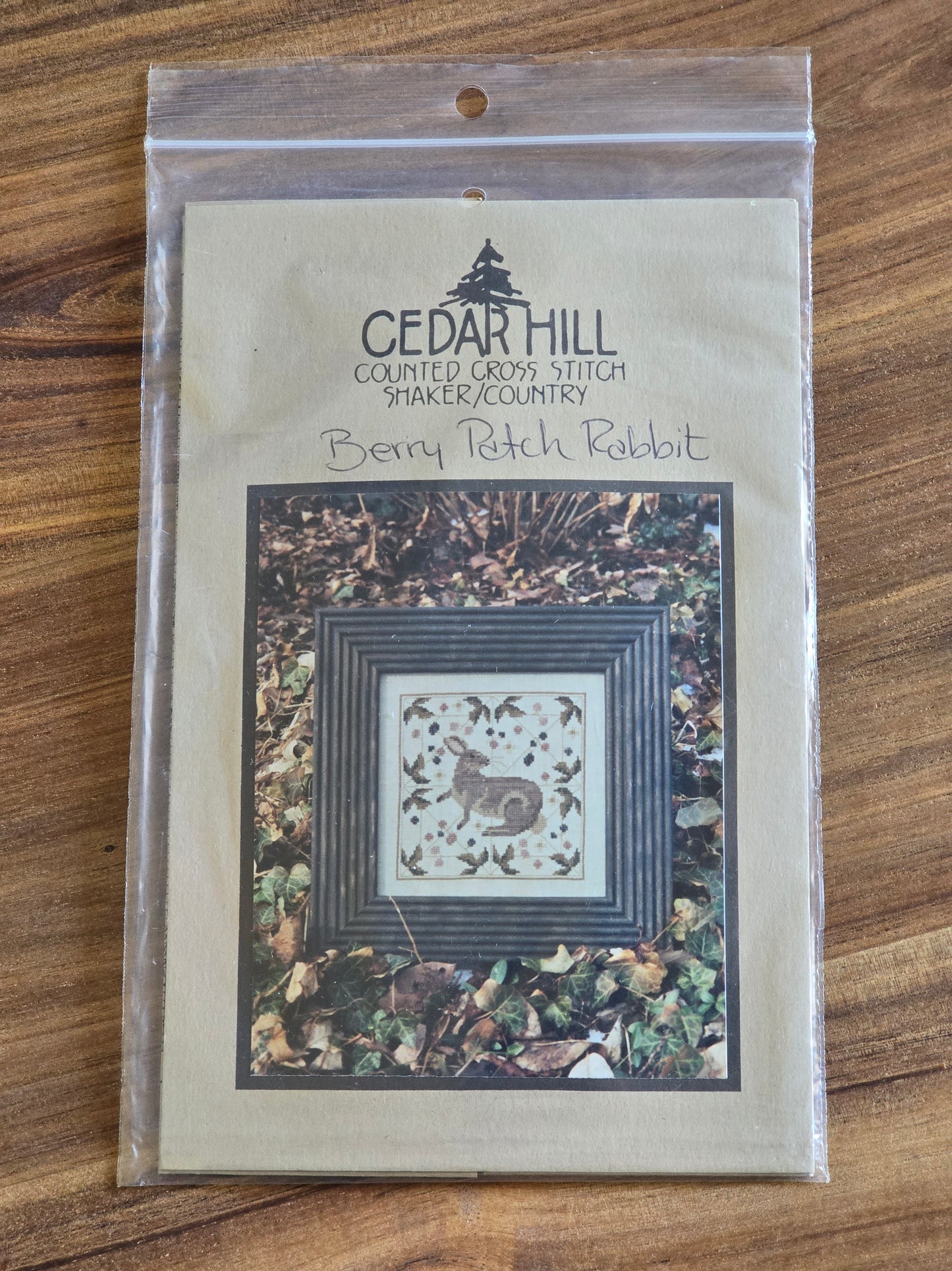 Cedar Hill - Berry Patch Rabbit - Cross Stitch Pattern
