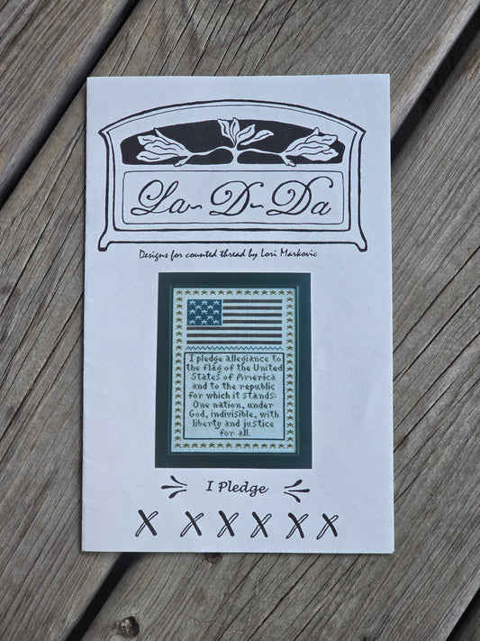 La-D-Da - I Pledge - Cross Stitch Pattern