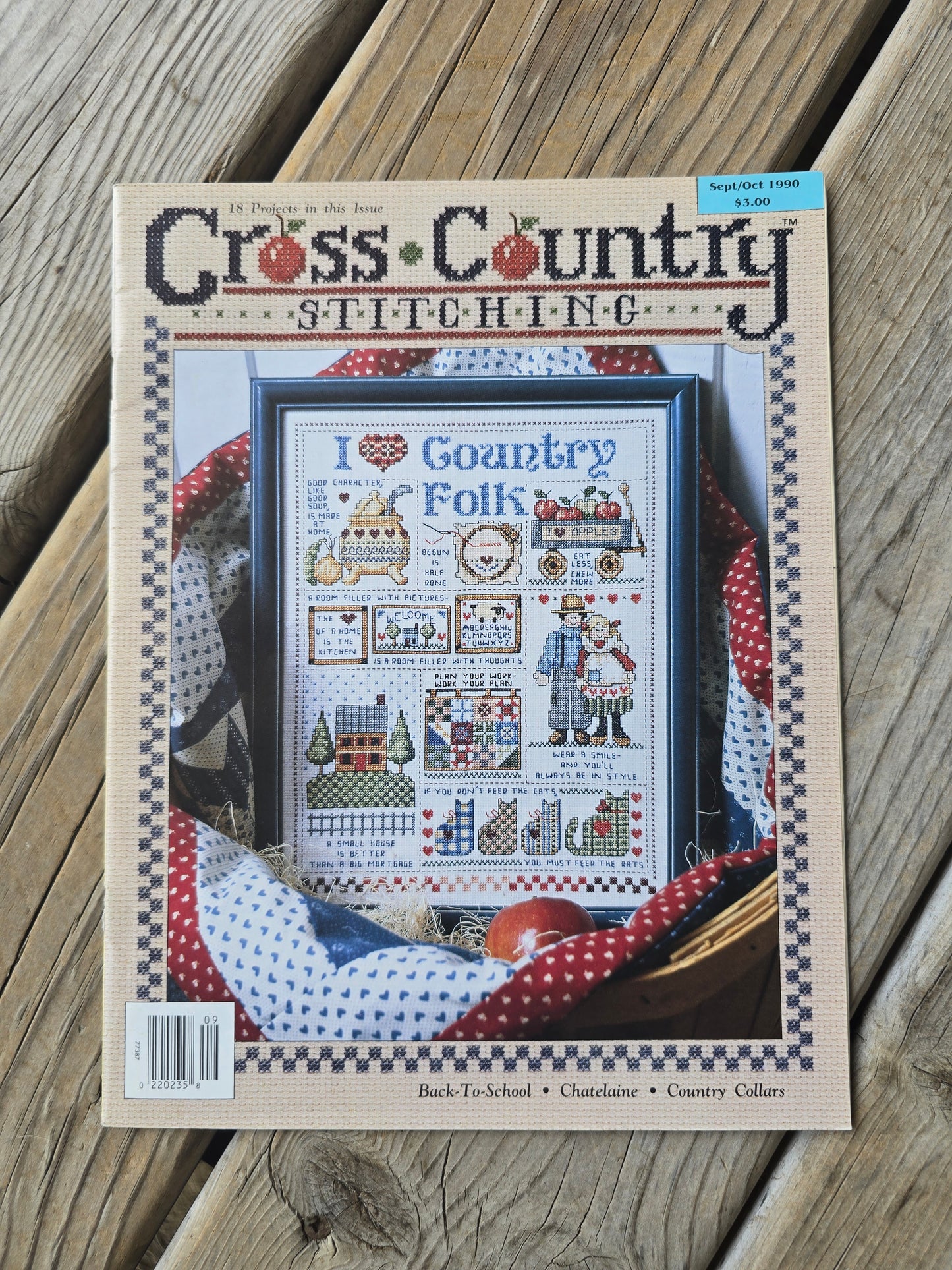 Cross Country Stitching Magazine - 1990 Bundle