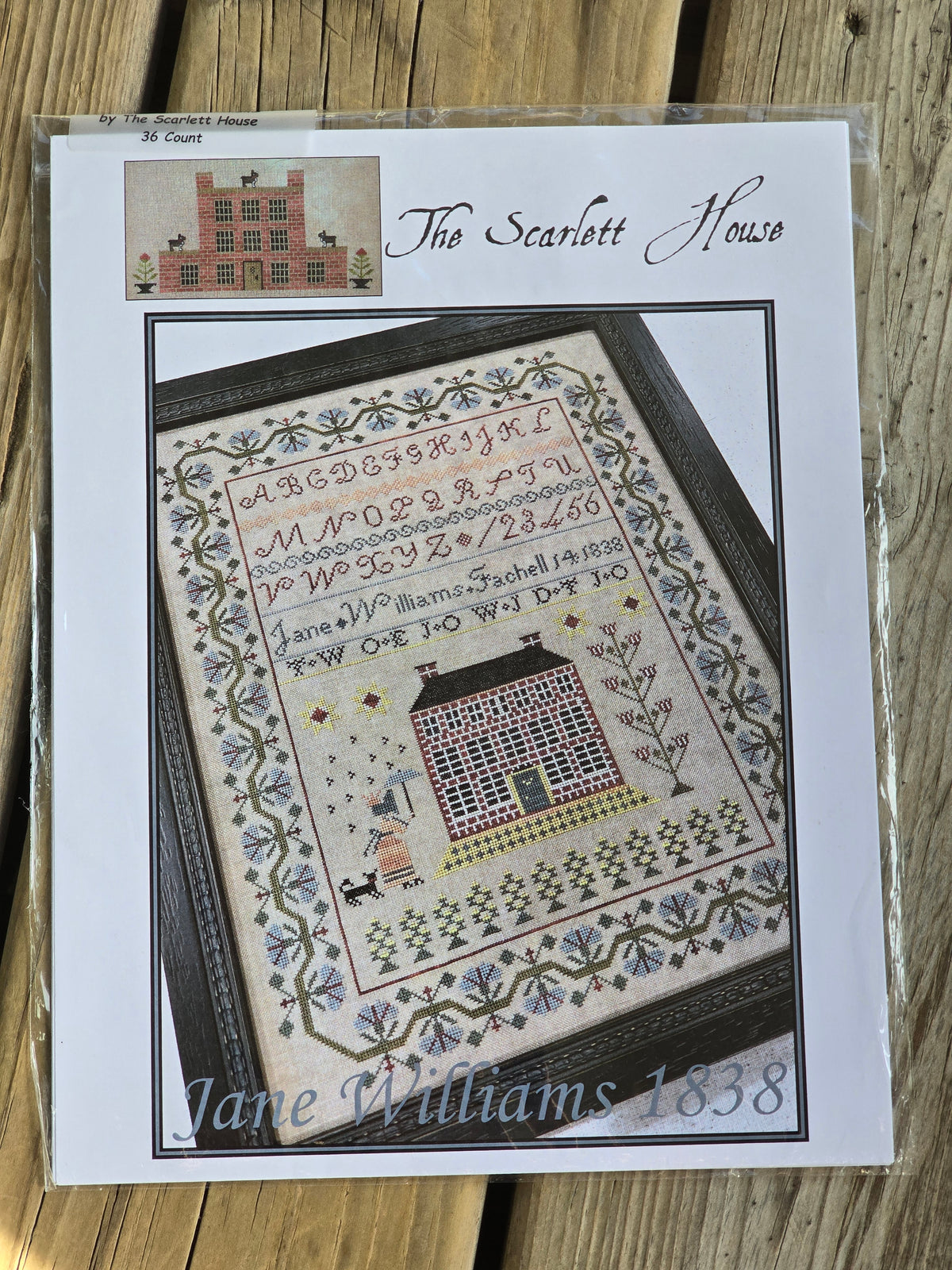 The Scarlett House - Jane Williams 1838 - Cross Stitch Kit