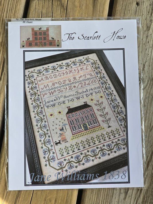 The Scarlett House - Jane Williams 1838 - Cross Stitch Kit