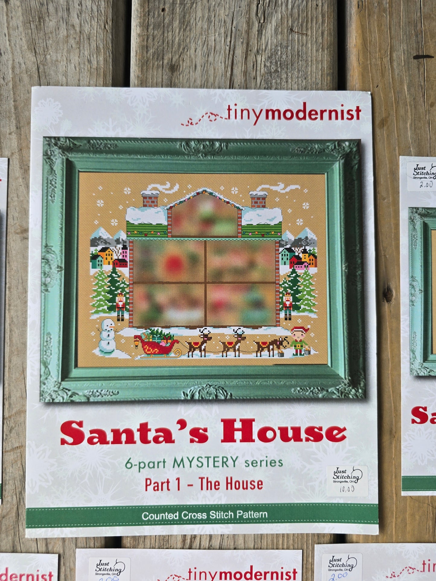 Tiny Modernist - Santa's House - 6-part Mystery Series - Cross Stitch Pattern
