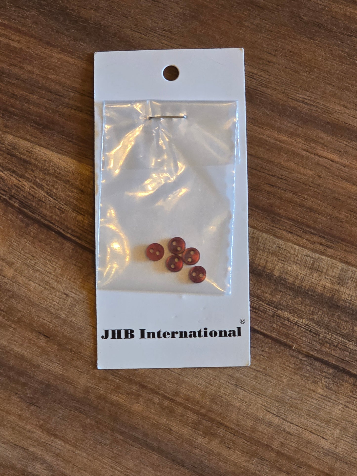 JHB International - 1/8" Round Plastic Buttons