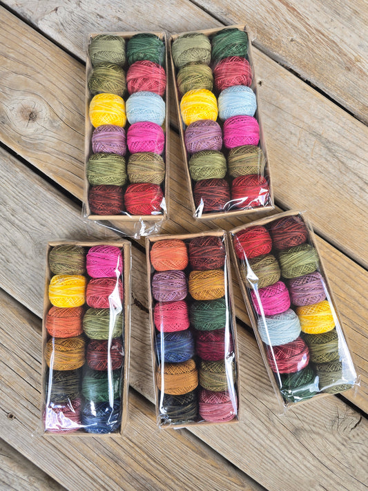 Valdani - Perle Cotton - Hand-Dyed- Size 12- In the Garden With Ewe Collection - Thread