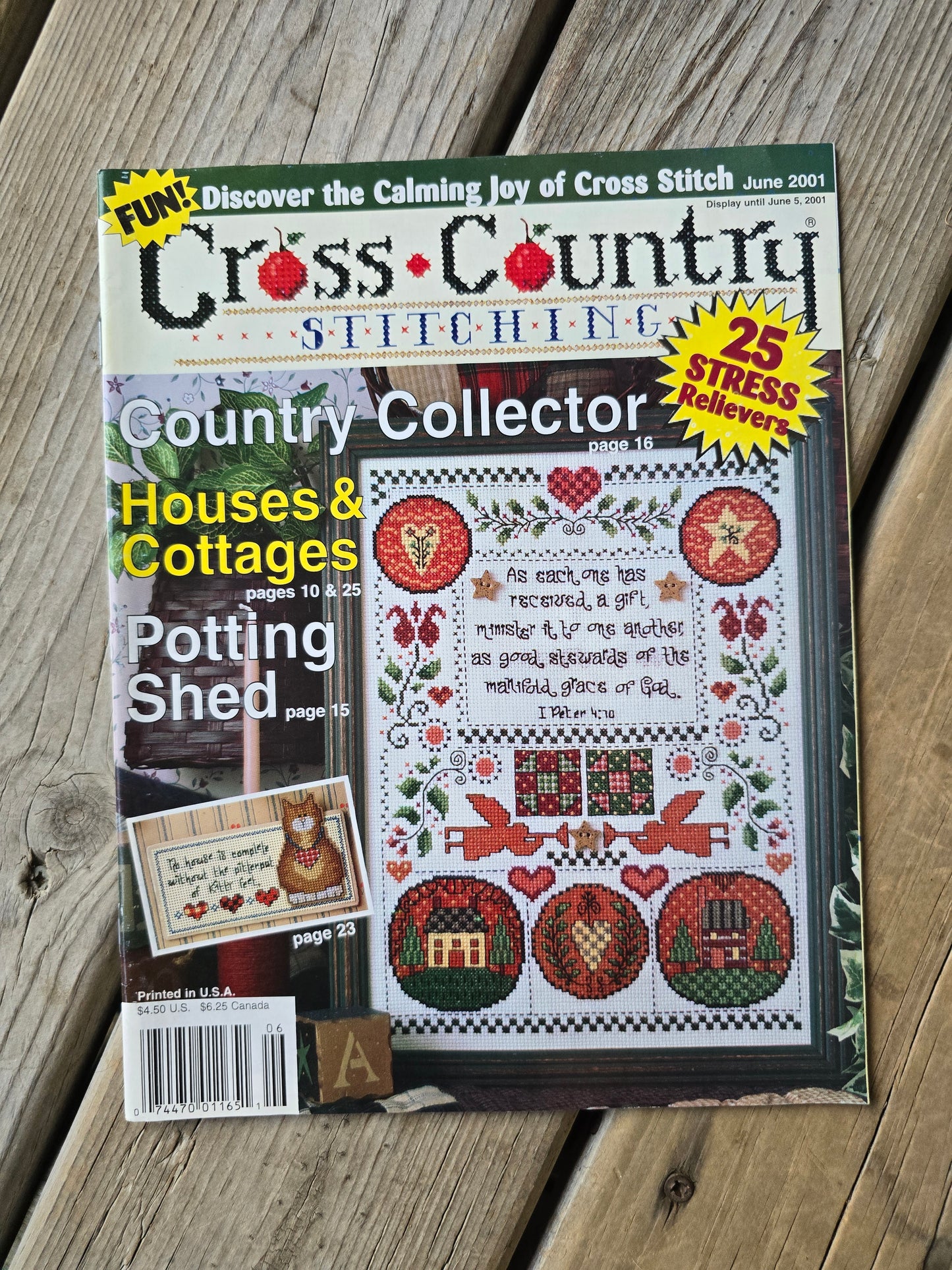 Cross Country Stitching Magazine - 2001 Bundle