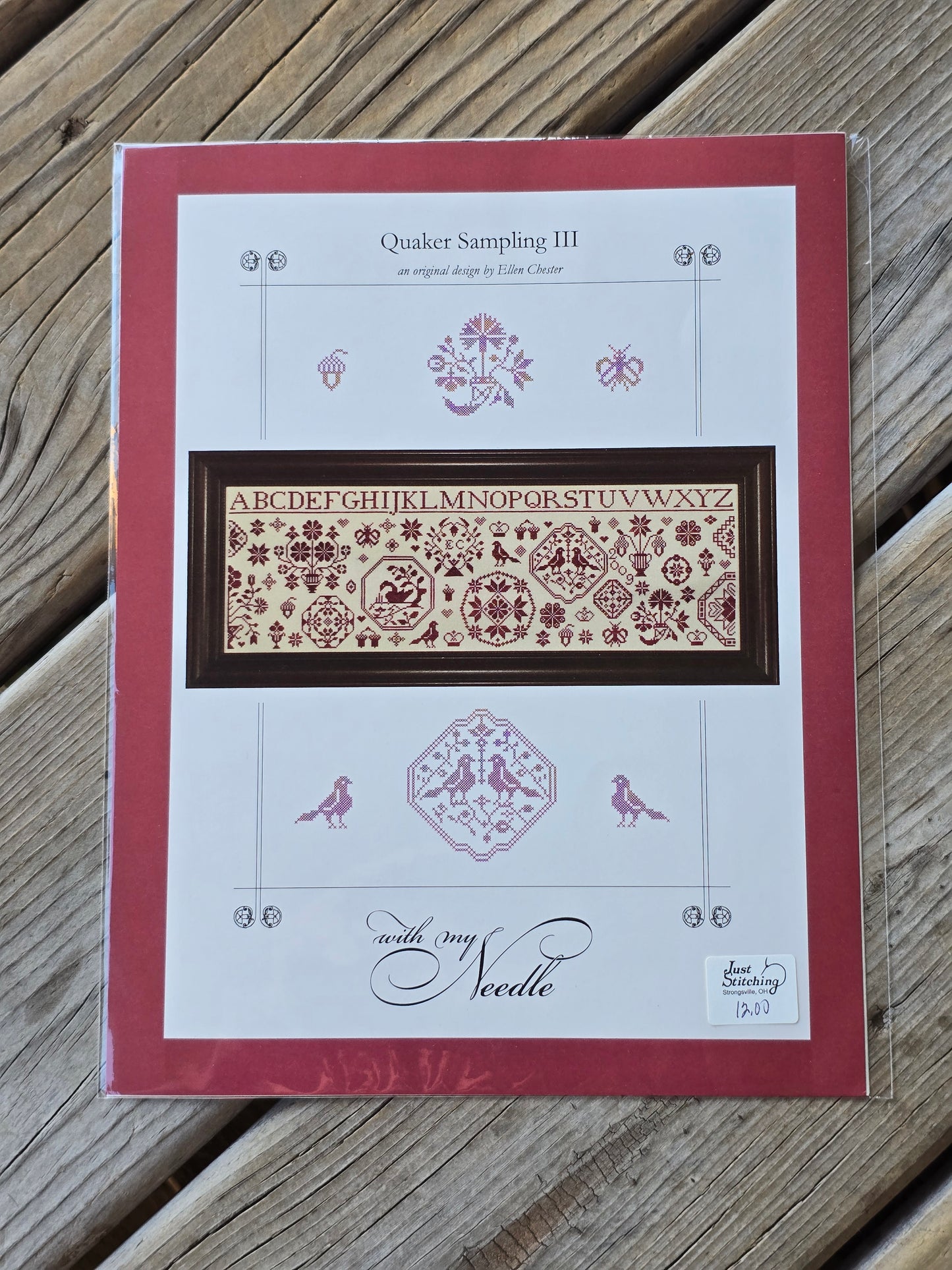 With My Needle - Quaker Sampling III - Cross Stitch Pattern