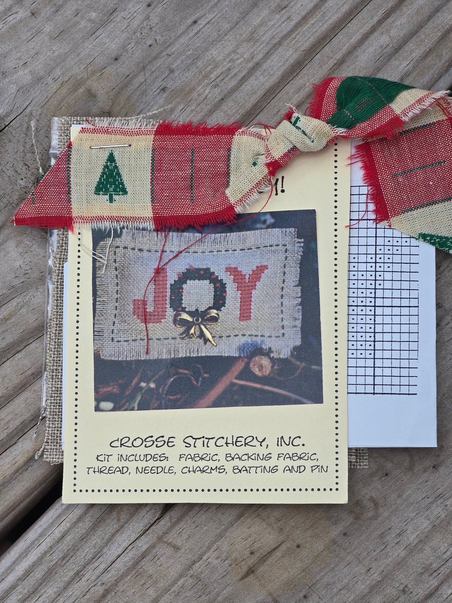 Crosse Stitchery, Inc. - Joy - Cross Stitch Kit