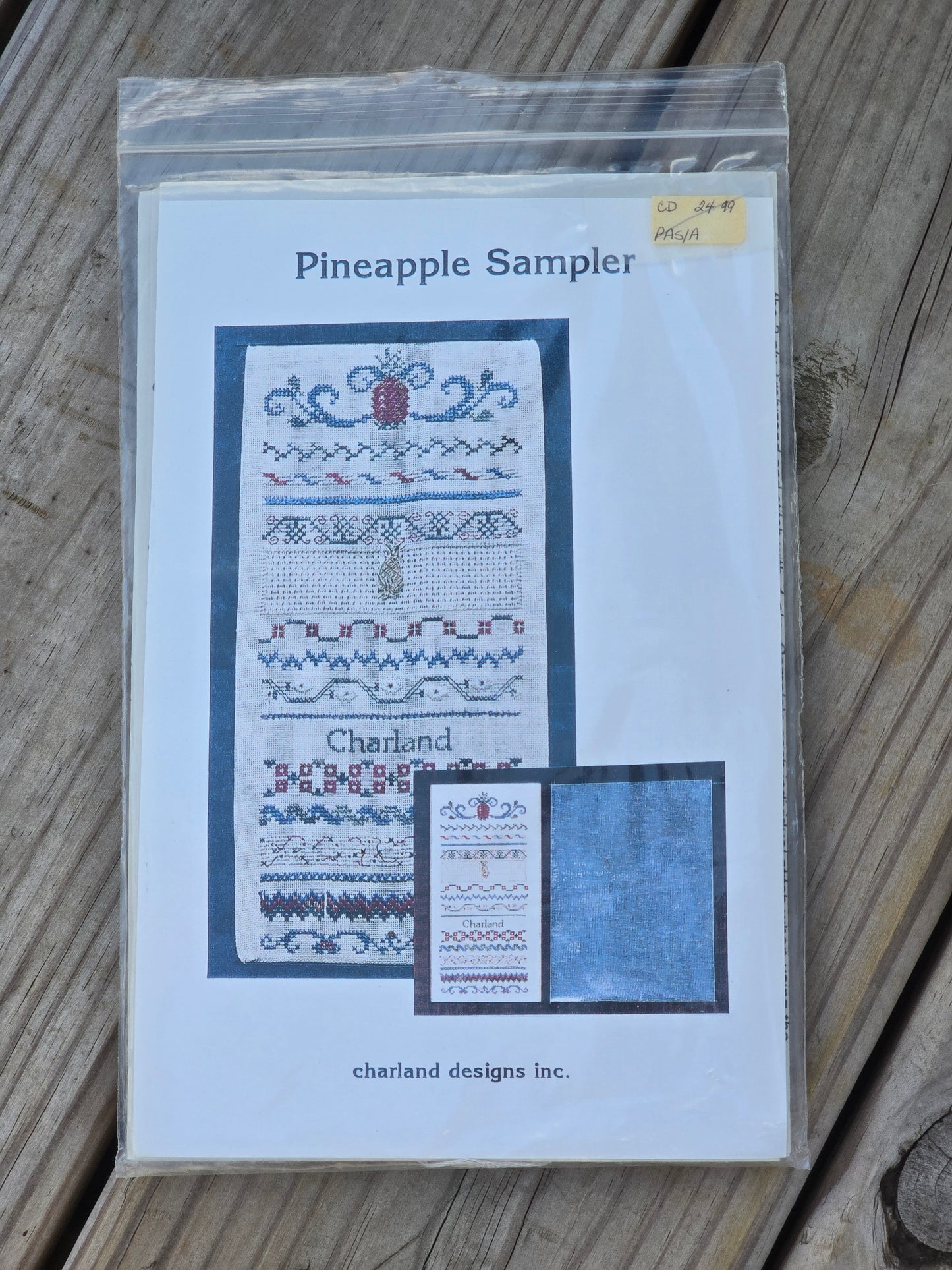 Charland Designs - Pineapple Sampler - Cross Stitch Kit
