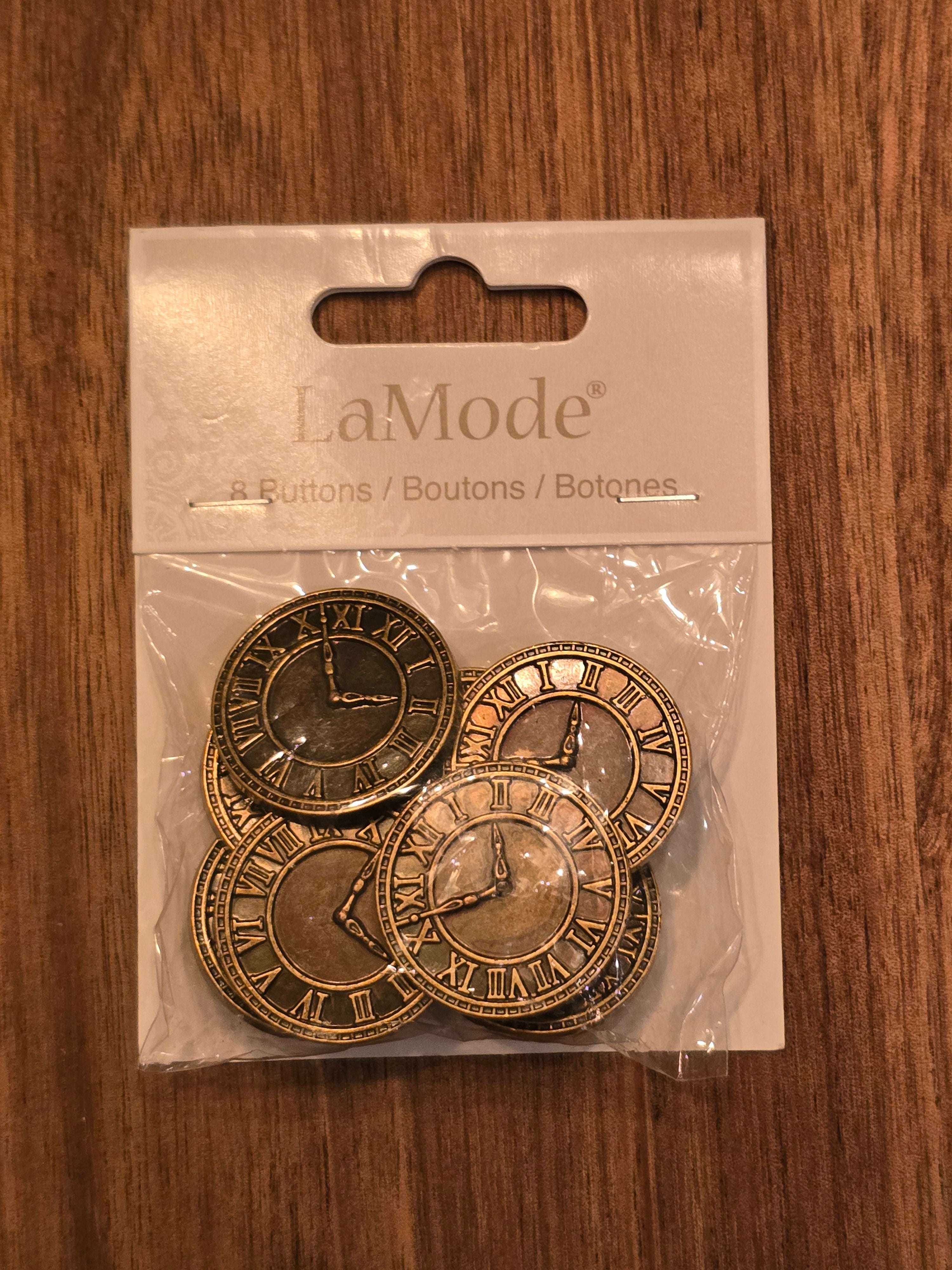 LaMode - Clock Face Buttons – GATHER 'N STITCH LLC