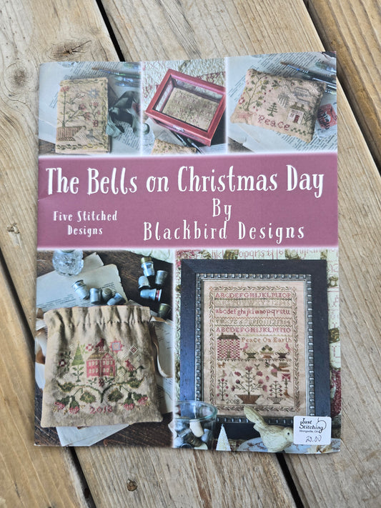 Blackbird Designs - The Bells on Christmas Day, Five Stitched Designs - Cross Stitch Pattern Book