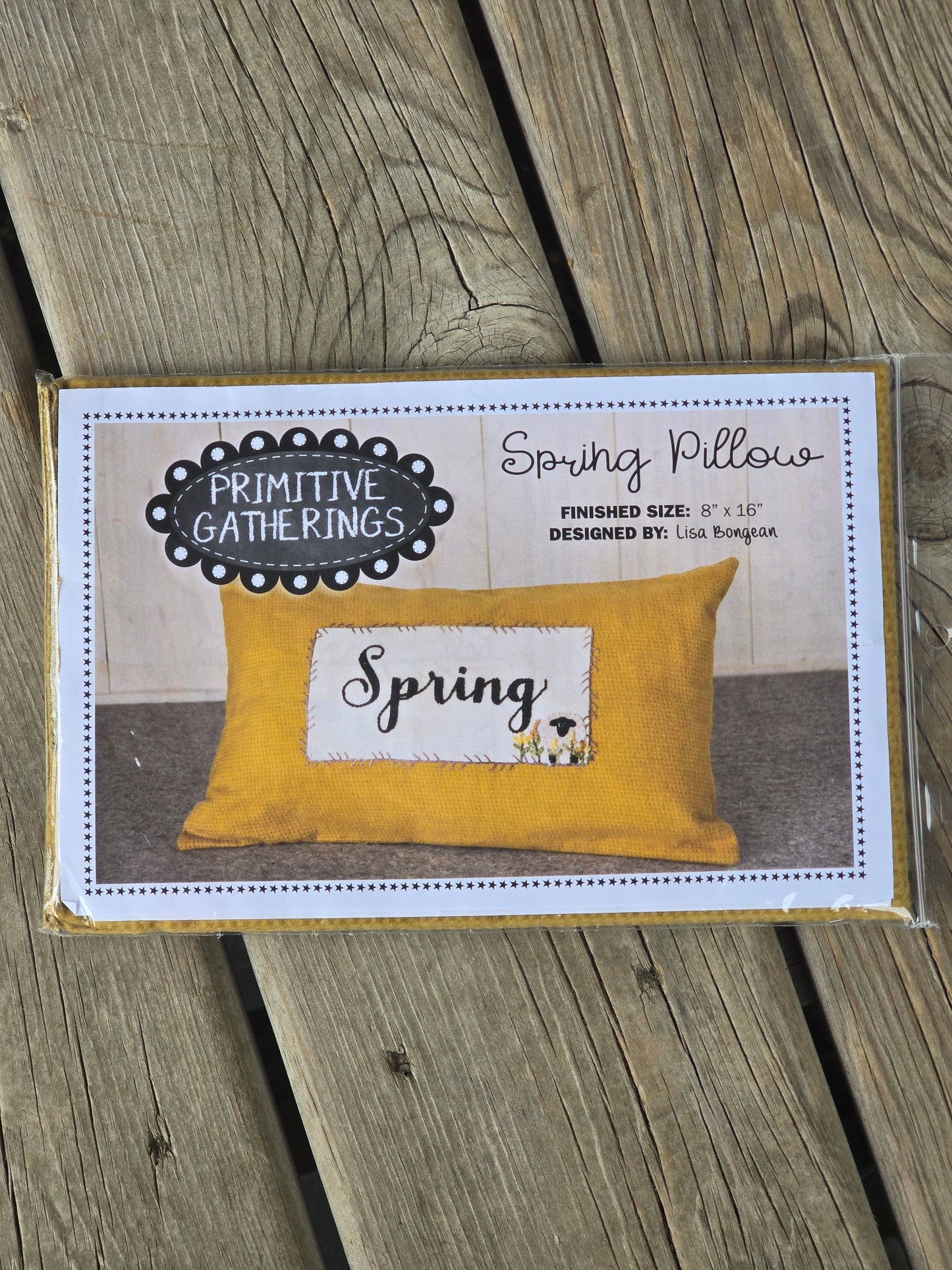 Primitive Gatherings - Spring Pillow - Wool - Kit
