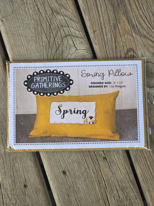 Primitive Gatherings - Spring Pillow - Wool - Kit