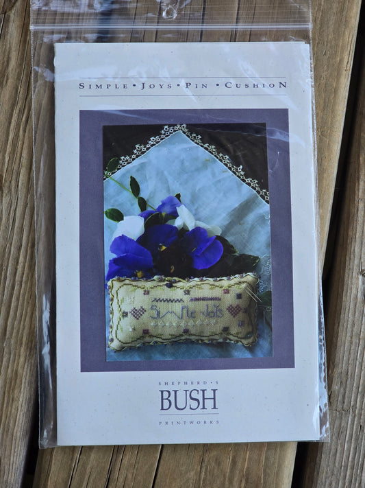 Shepherd's Bush - Simple Joys Pin Cushion - Cross Stitch Kit