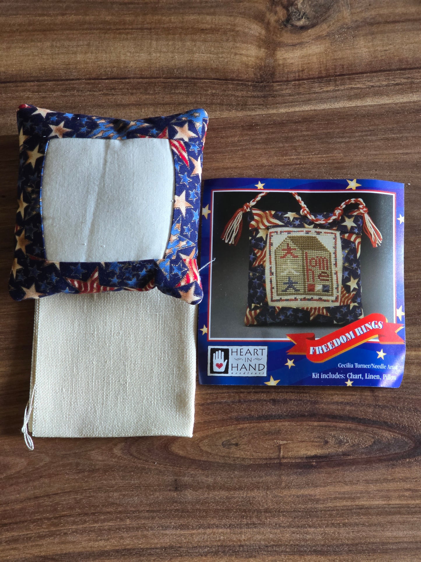 Heart in Hand - Freedom Rings - Cross Stitch Kit