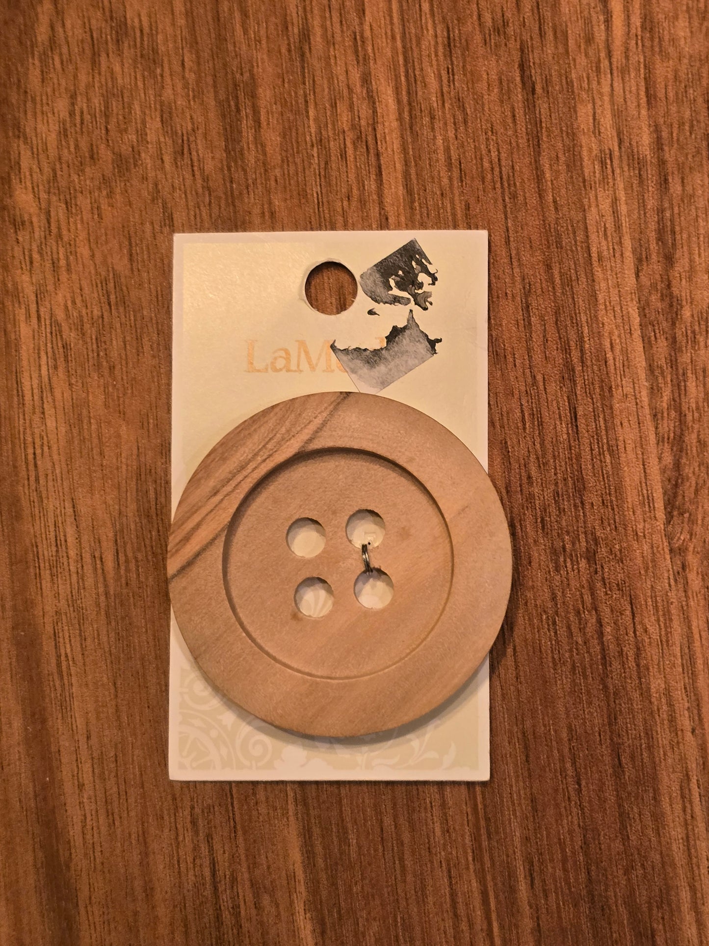 LaMode - Round Wood Button - 2" or 1.5"