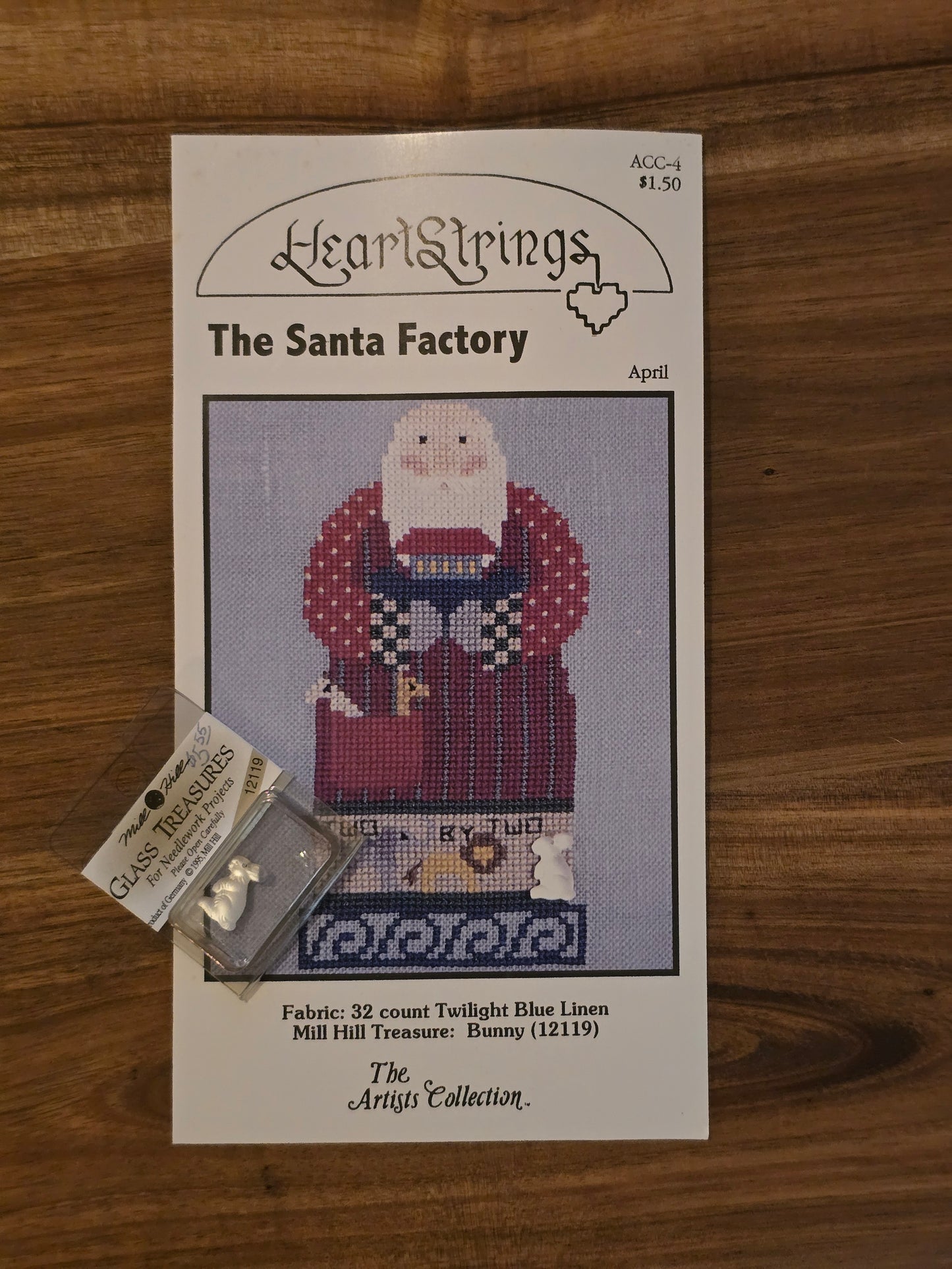 Heartstrings - The Santa Factory - April - Cross Stitch Pattern