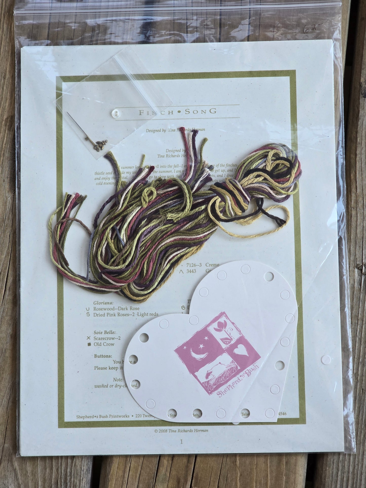 Shepherd's Bush - Finch Song - Cross Stitch Kit