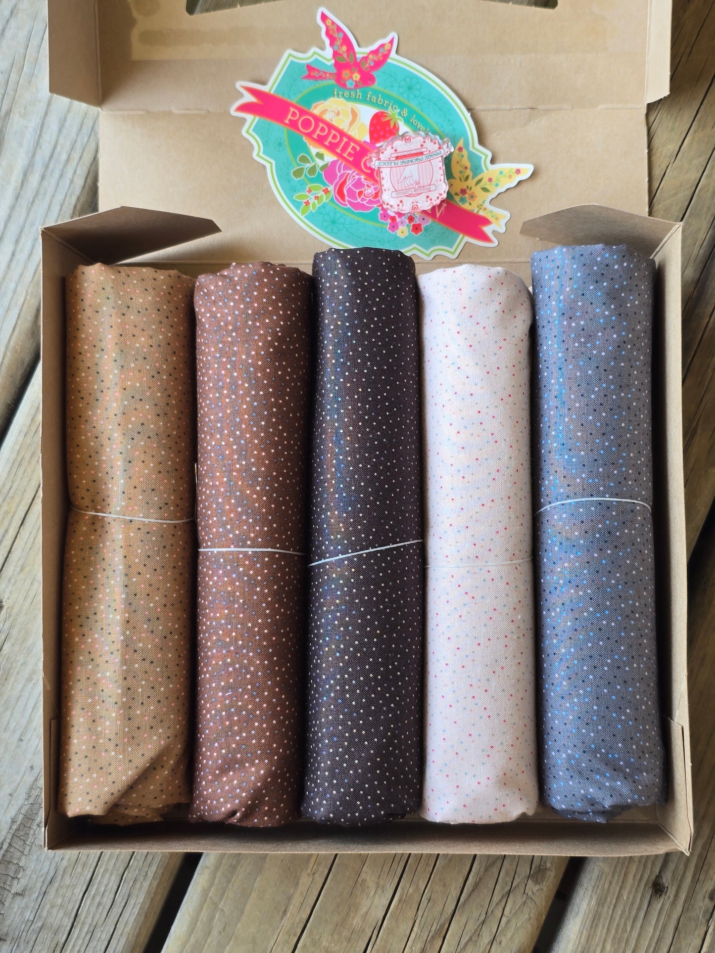 Poppie Cotton - Blender Fabric Bundle Box - Quilting - Fabric